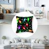 Christmas Lights Pillow Case Plush Fabric Soft Pillowcase Double Sided Print Cushion Cover Household Gifts