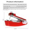 Máquina de coser pequeña, máquina de coser Manual de bolsillo para el hogar, Mini máquina de sastrería multifuncional portátil de viaje