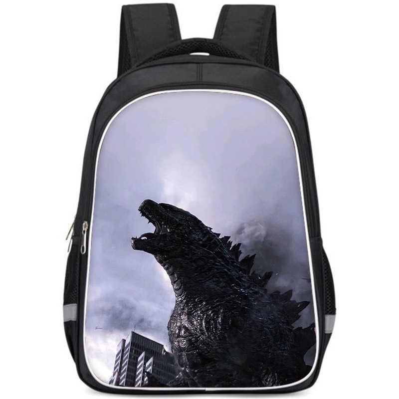 Large Capacity Lightweight 3d Godzilla Backpack For Kids Perfect For School