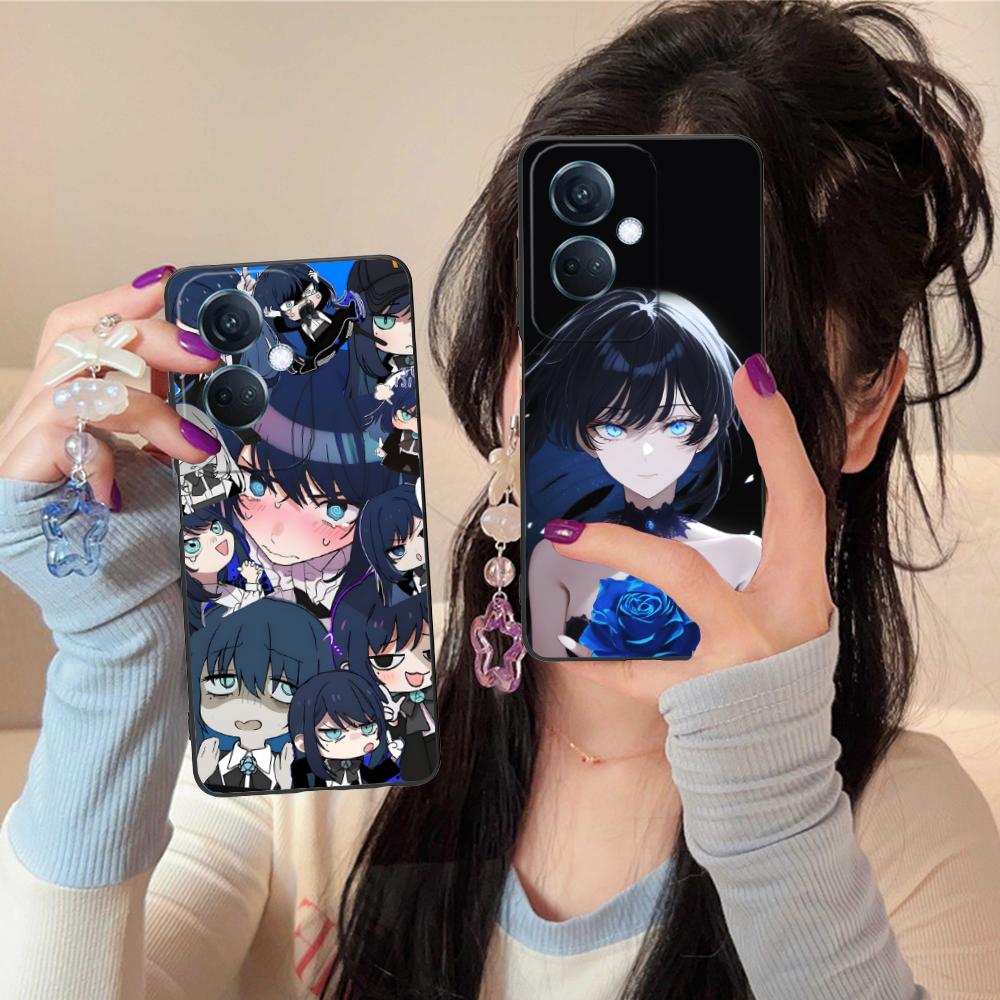 Ado Rose Anime Mobile Phone Case for OPPO Reno 14 13 12 11 10 9 8 7 6 5 F T Pro 5G Colorful Printing Cover Pretty Luxury