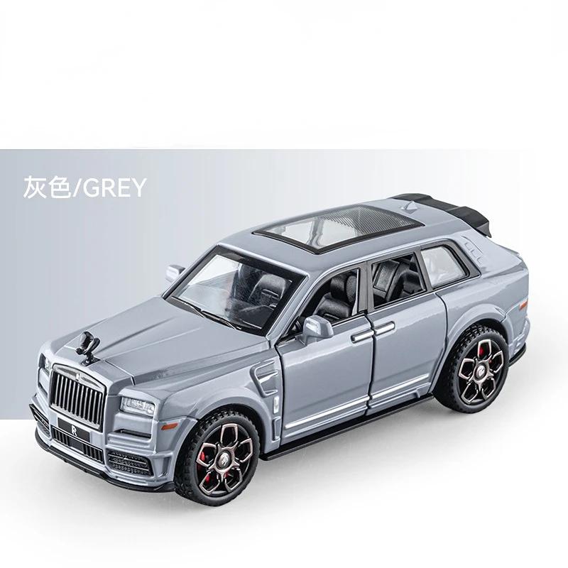 

1:36 Rolls Royce Cullinan High Simulation Diecast Metal Alloy Model car Sound Light Pull Back Collection Kids Toy Gifts A589