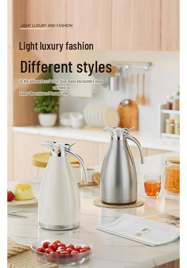 Ewee Germany Large Capacity Stainless Steel Thermos Flask - Insulated Hot Water Bottle for Home Use
