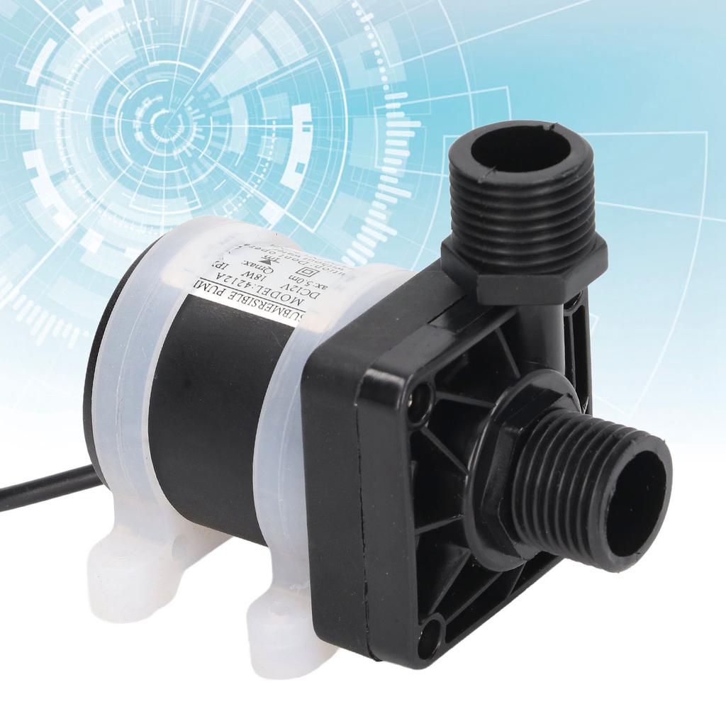 Small Submersible Pump Safe Stable Performance Power Saving Quiet Fountain Water Pump DC12V 20W 800L/h