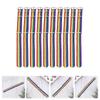 10 Pezzi Braccialetti Arcobaleno Braccialetto dell'Amicizia Braccialetto Arcobaleno Lgbt