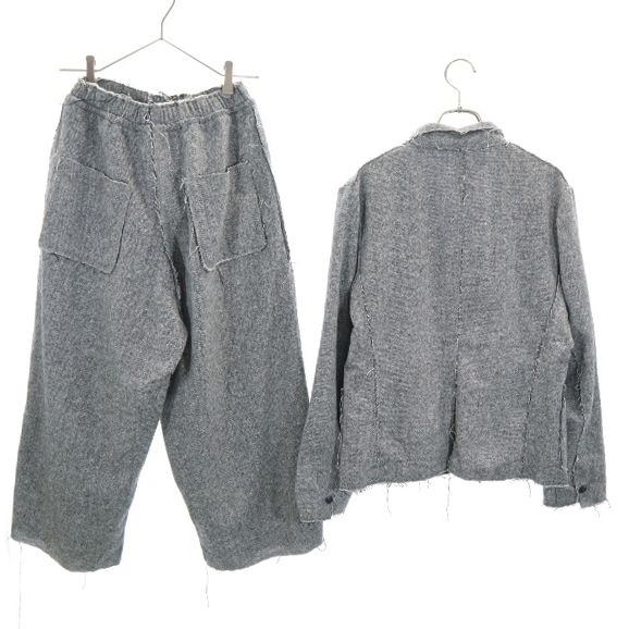 Nieużywany VAST222 16AW Mieszanka wełny Wyprodukowano w Japonii Garnitur Zestaw 1 Czarny Męski Używany