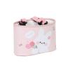 Cartoon Bear Car Trash Bin Leather Print Hanging Car Storage Organizer