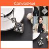 Stylish Geometric Crystal Pendant Long Necklace For Women Perfect For Winter Outfits