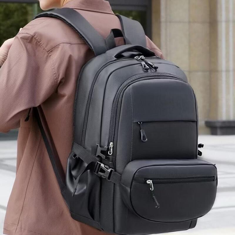 ShengLango Men's Large Capacity Water-Resistant Business Laptop Backpack