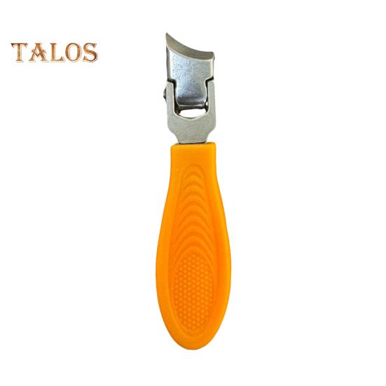 Nagelknipser mit weiter Backenöffnung, gebogen, für Senioren, spritzwassergeschützt, abgeschrägter Nagelknipser, langer Griff, gebogene Klinge, Nagelschneidewerkzeug