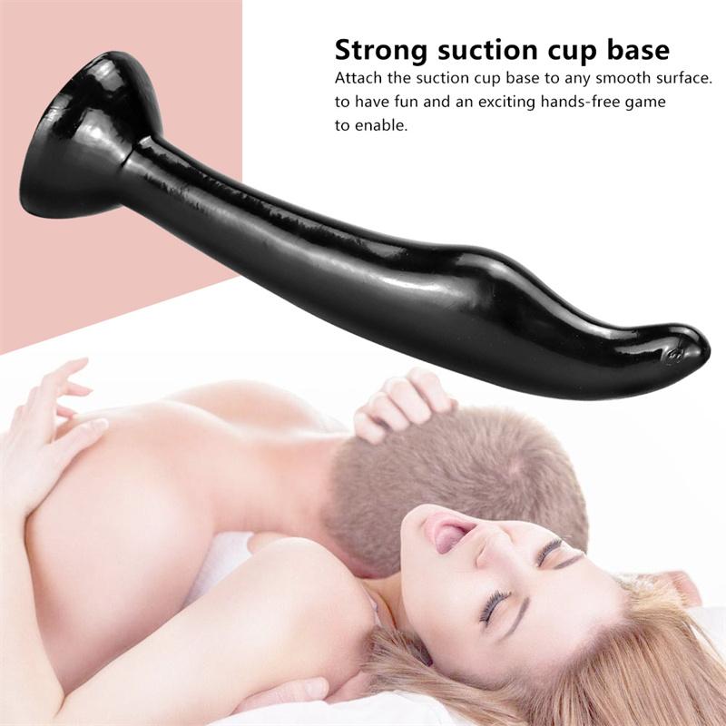 Suction Cup Transparent Anal Plug Male Anal Expander Back Court Female Masturbation Device Crystal Anal Penis Adult Sex Toys