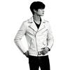 Men's Locomotive Leather Jacket Spring Autumn Winter New Leather Jacket Slim Men's Leather Jacket