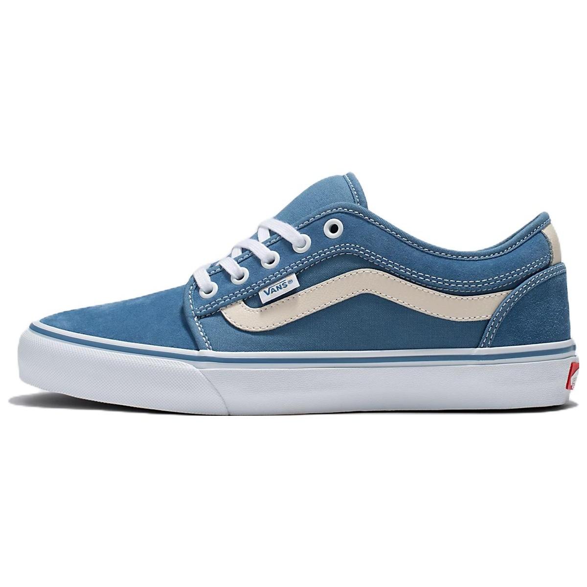 Vans Chukka Low Sidestripe Shoes  Light Blue Cream  Men s VN0A5KQZEFY EU 44
