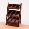 1:12 Scale Miniature Storage Shelf Display Stand Dollhouse Furniture Model Tiny Scene Building Props