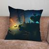 O-Outer Wilds Game Pillow Case For Home Bedroom Car Office Decoration Living Room Sofa Cushion Cover Suitable