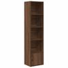 Bookshelf Brown Oak Effect 31 x 24 x 127 cm Engineered Wood