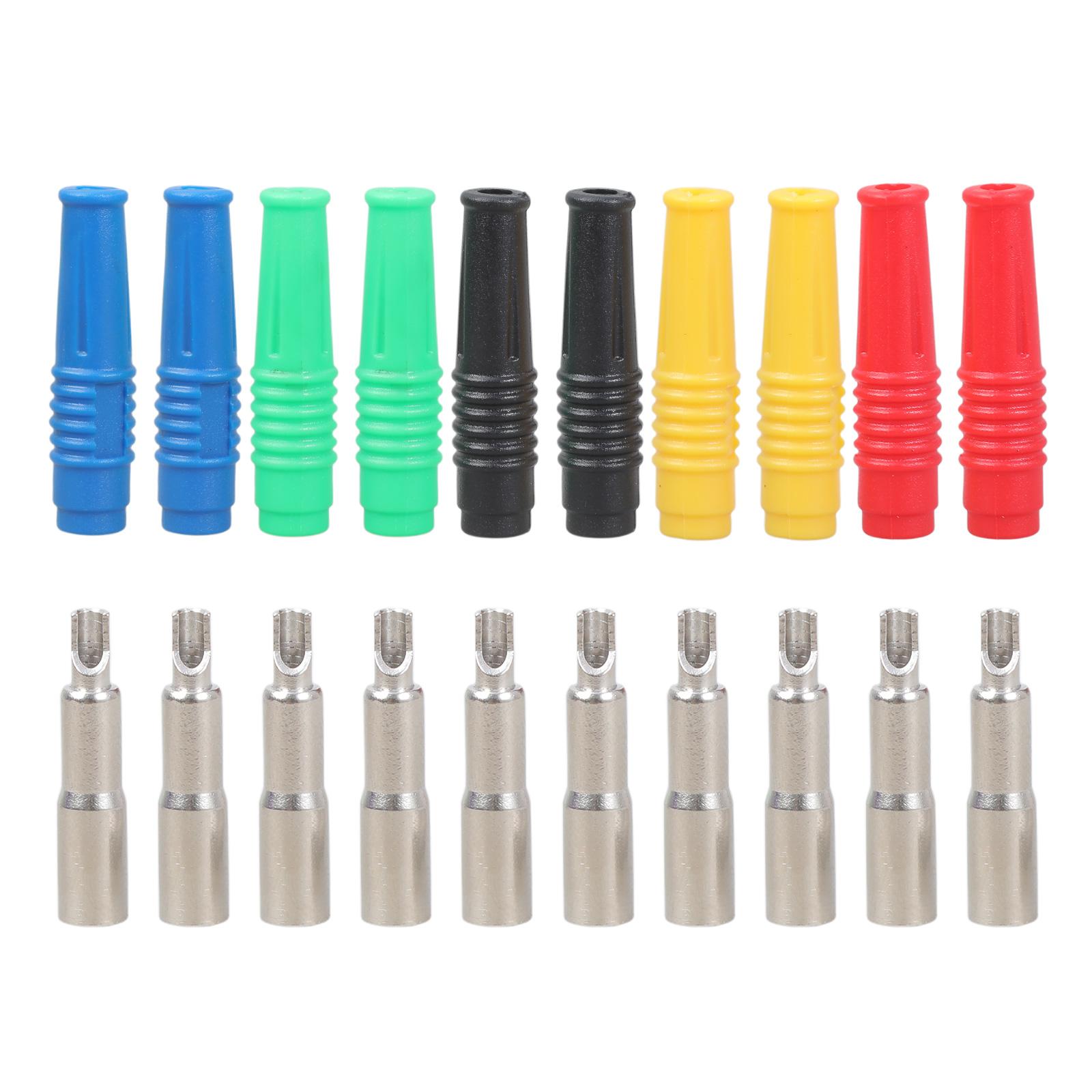 

Упаковка из 10 гнезд типа «банан» 4 мм, разъемы типа «банан», улучшения для стабильных электрических соединений в DIY-проектах