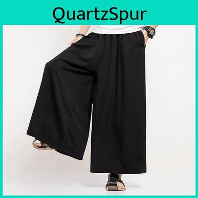 Taillen-Feder Incerun Herren Elastisch Gerade Weiter Bein Yoga Lange Hosen Dropcrotch Hosen