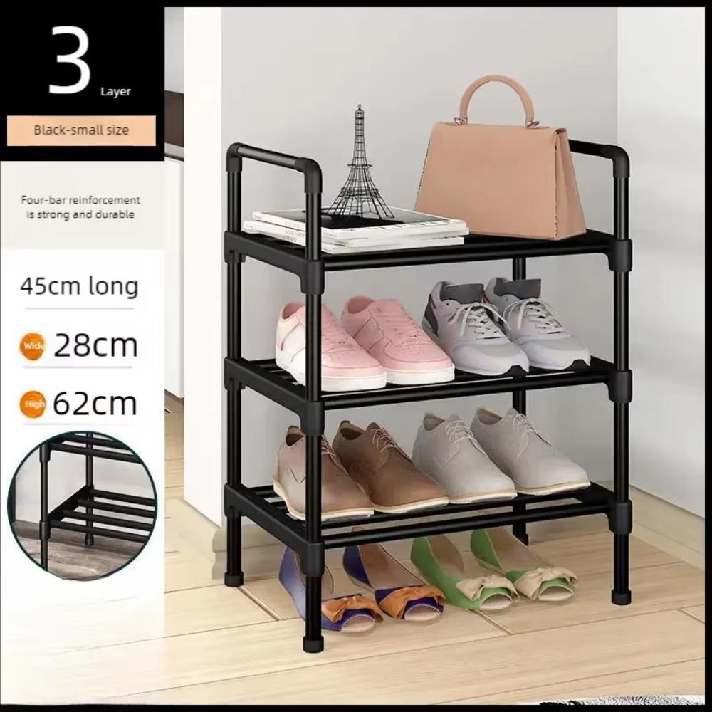 Multi-layer Shoe Hanger Easy Installation Space Save Storage Rack Thicken Dustproof Shoe Cabinet