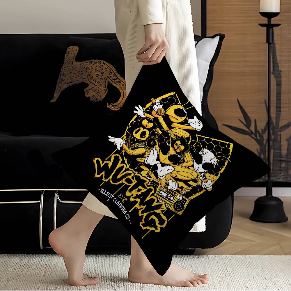 Wu-T--Tang Clan Pillowcases Home Bedding Decorative Pillow Cover Wedding Super Soft Pillow Case