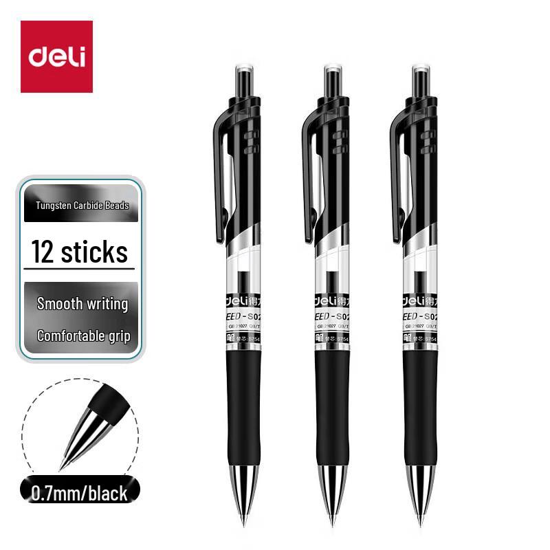 Deli S02 Retractable Gel Pen