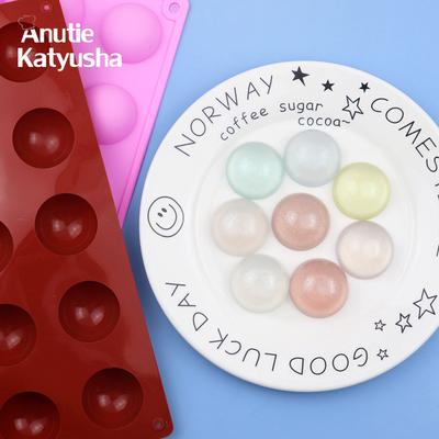 15 Semicircular Mousse Silicone Mold French Dessert Mold DIY Chocolate Silicone Mold Handmade Soap Molds