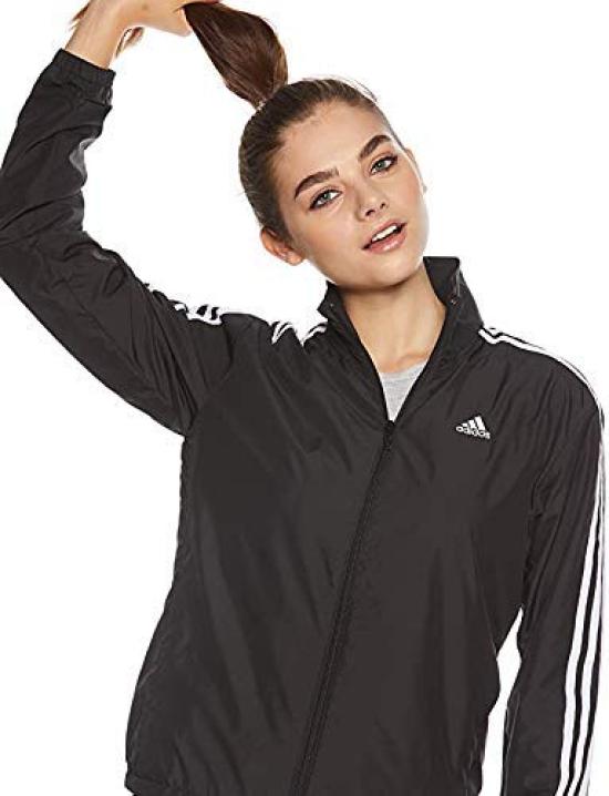 Adidas W ESS Wind Size M DN1365 3-Stripe Jacket, Women's, (Height 157-163cm),
