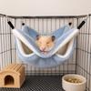 Warm Small Animal Sleeping Bag Winter Plush Nest Bed Cozy Hanging Pet Hammock for Hamster