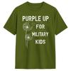Purple Up For Military Kids TShirt Summer Month Of The Military Child Cotton T Shirts For Unisexs Print Tee Shirt Clothes