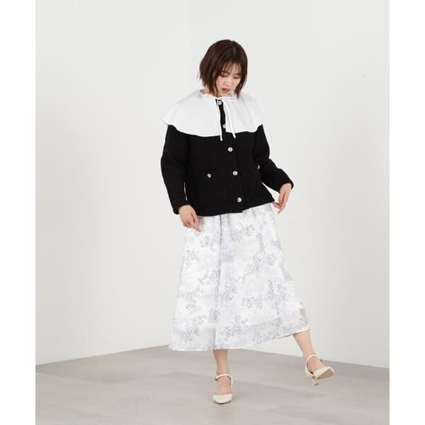 Jill by Jill Stuart Women's Tweed Knit Cardigan Sweater, Gray