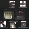 30m/98ft Waterproof RGB LED Video Light Portable Mini Camera Light 5500K Color Temperature Dimmable