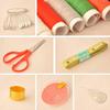 Thread Threader Needle Tape Measure Scissors Thimble Sewing Kit Needlework Box