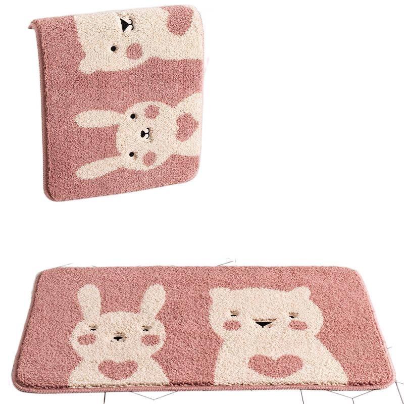 Absorbent Non-Slip Bathroom Floor Mat - Entryway Foot Mat/Doormat