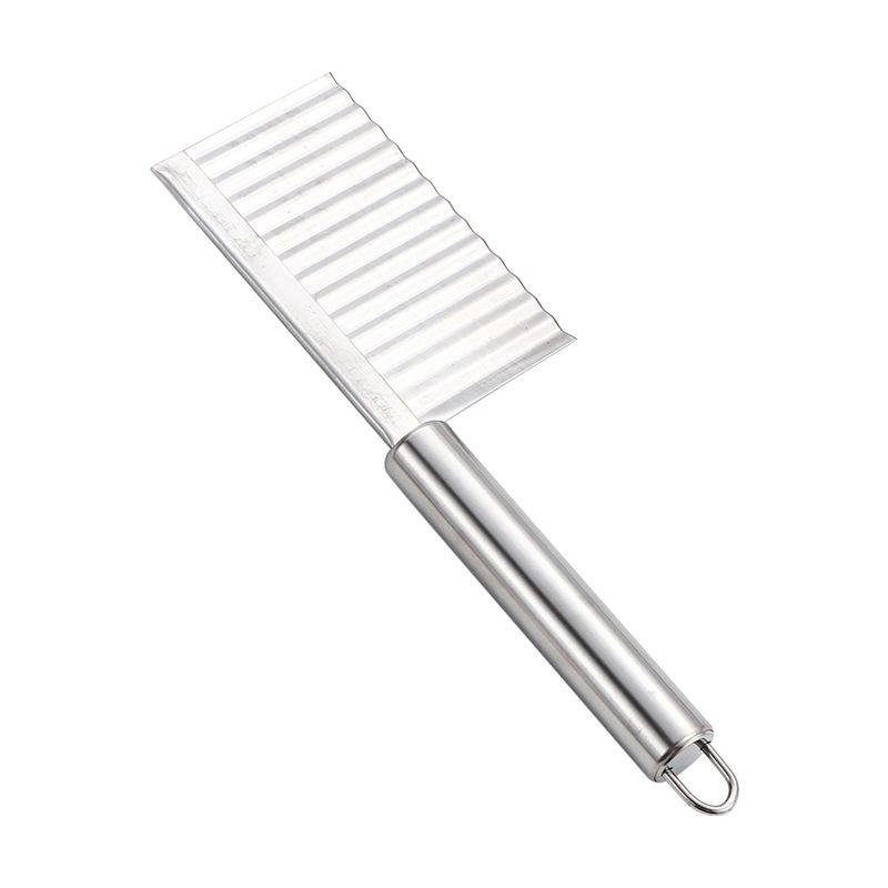 Multifunctional Potato Slicer with Wave-shaped Blade for Cutting Potato Slices Into Decorative Patterns for Home Use