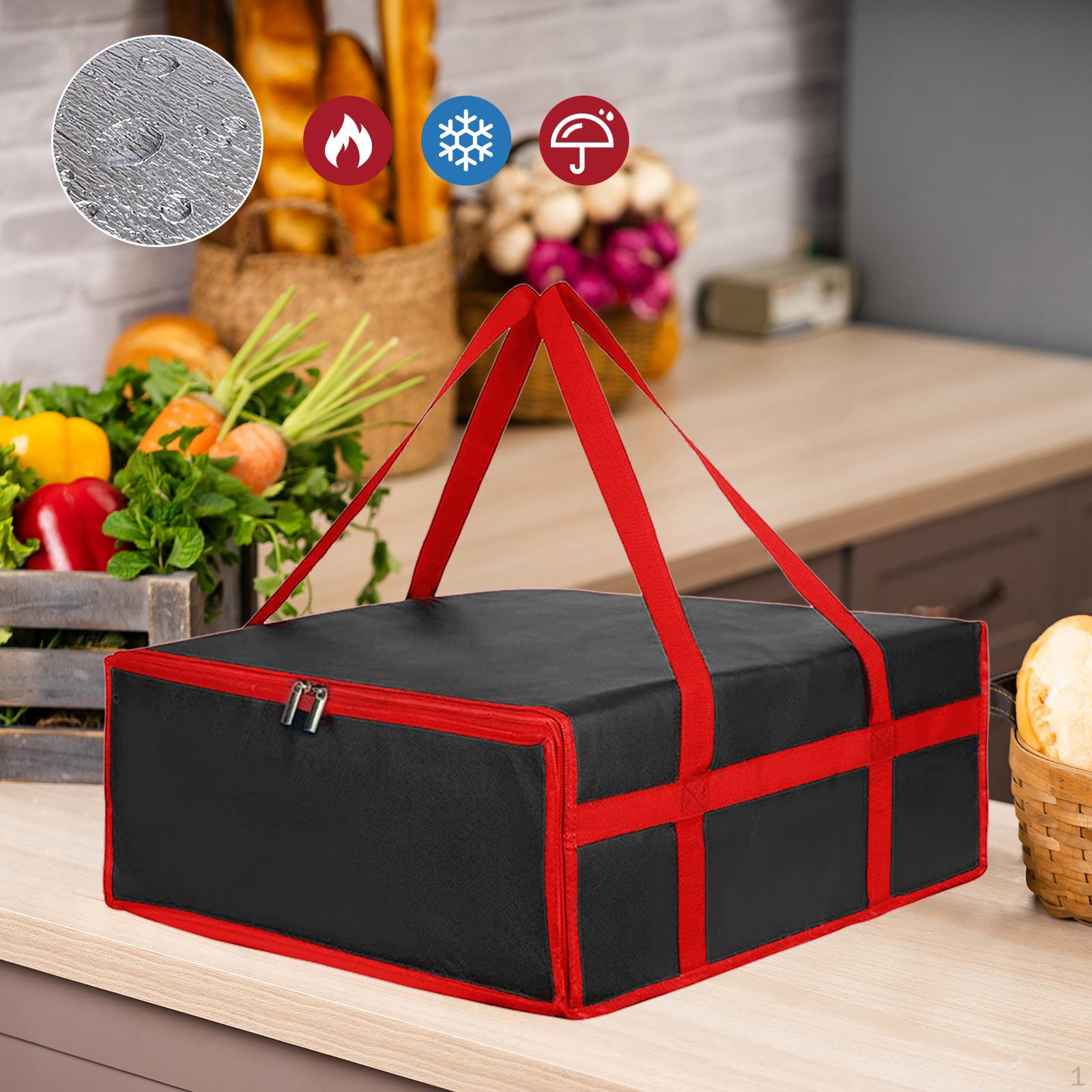 

Сумка для доставки пиццы и еды, подходит для холодных товаров, портативная коммерческая 50cmx50cmx15cm