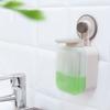 Punch-free Suction Cup Soap Dispenser Wall Mounted Liquid Soap Distributor  Washroom
