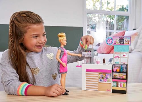 Boneca Barbie Vestir Cafeteria (com boneca e conjunto de acessórios) para maiores de 3 anos (GMW03)