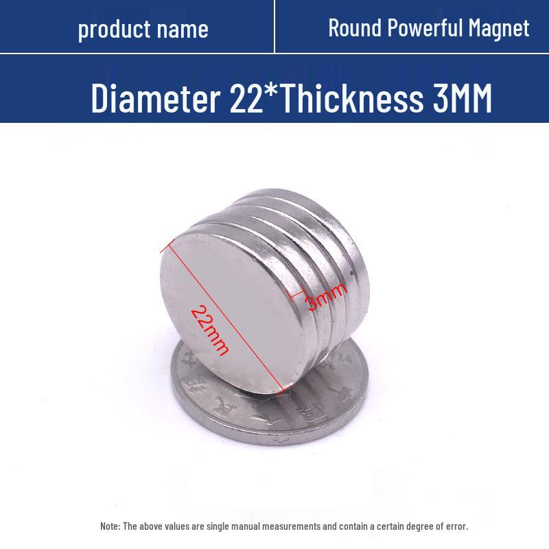 Round Neodymium Iron Boron Magnet, High Strength, Strong Magnetic Force, Small Size, China