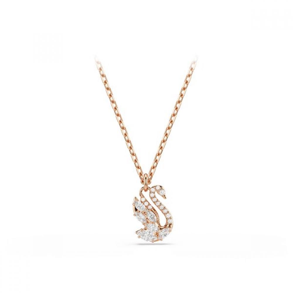 Swarovski Women S roSe Gold Tone Necklace 5738203