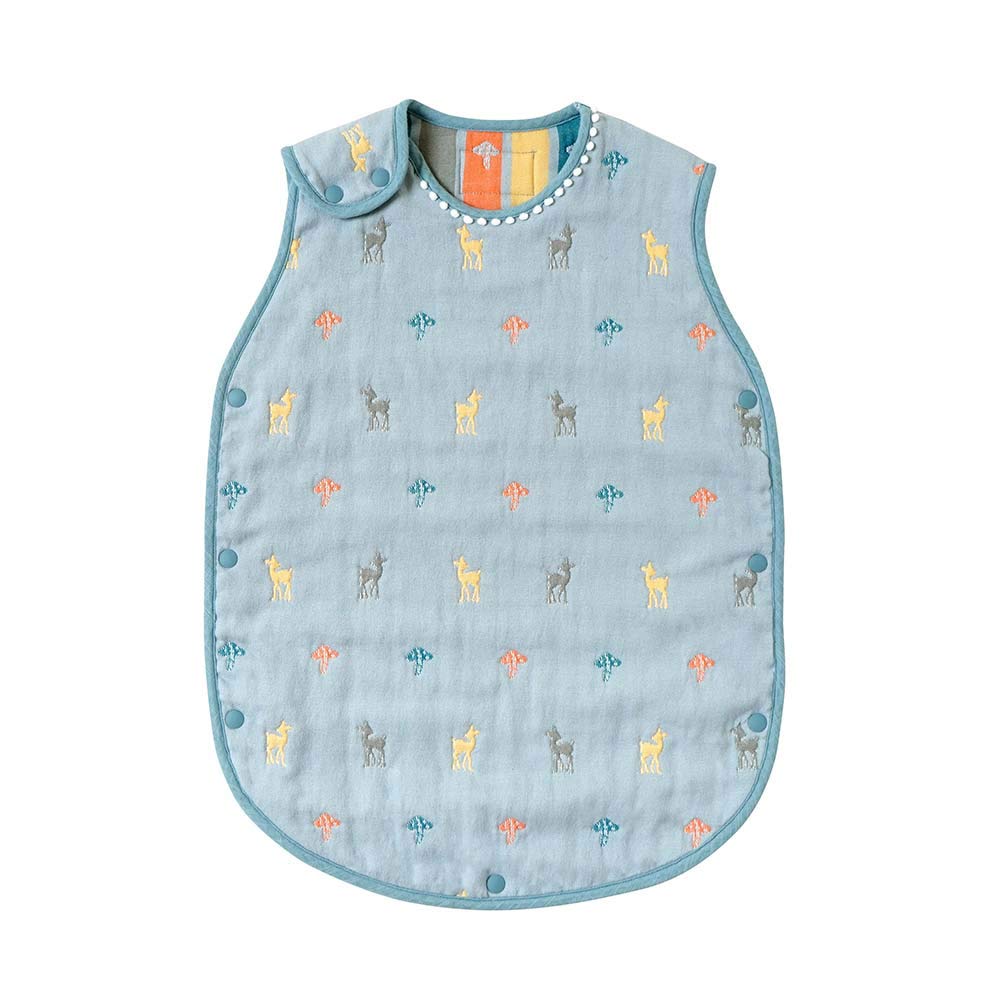 

Слип Амели из пышной марли 21151009 Сине-зеленый 1 шт. [10mois] [10mois] (6-слойная марля) (Размер ребенка) (х 1)