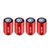 Hijk1 ·Car Tire Wheel Valve Caps Cover Suede Car Key Chain Ring Keychain For VW GTI Polo Golf MK6 Passat B7 B8 Tiguan Arteon ID.3 Jett