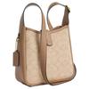 Coach Hadley 19 Klassische Signature Beschichtetes Canvas und Leder Umhängetasche Kleine Damen Umhängetasche Khaki CAM80-IMLG6