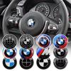 BBJX7 1Pcs 45mm 47mm Car Steering Wheel Decoration Badge Sticker Logo Accessories For BMW E46 E90 E60 F30 F10 E39 E36 E87 F20 E90 E70