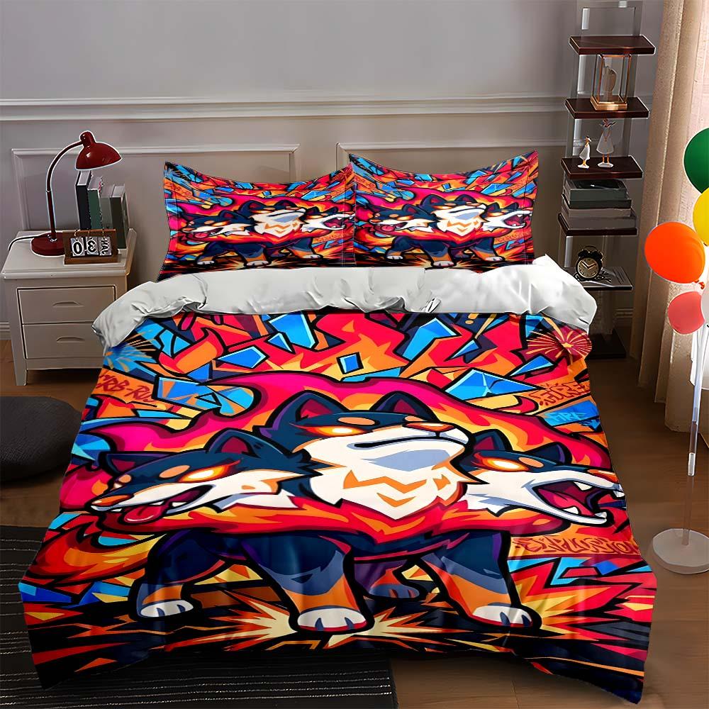 

Bold, colorful, dynamic. Bedding Duvet cover sets Duvet covers Pillowcases gifts (1 * Duvet Cover 2 * Pillowcases, without duvet insert) 135x200cm