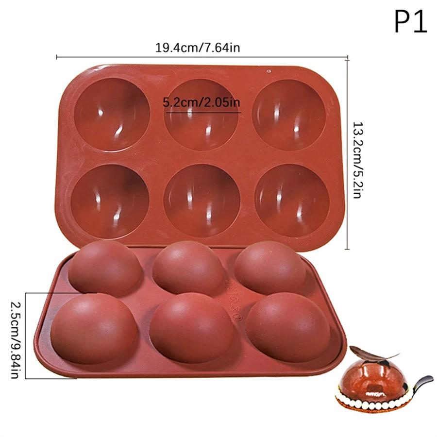 

Cake Mold French Dessert Cake Decorating Tools 3D Fruit Shape Silicone Mold Brownies Cake Mousse Cake Moulds Pastry Baking Tools