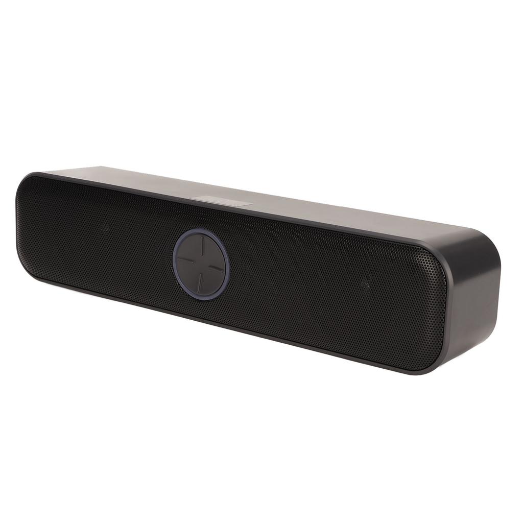 Computer Speaker USB Powered Stereo 2 Channel Plug and Play RGB Computer Speaker Black