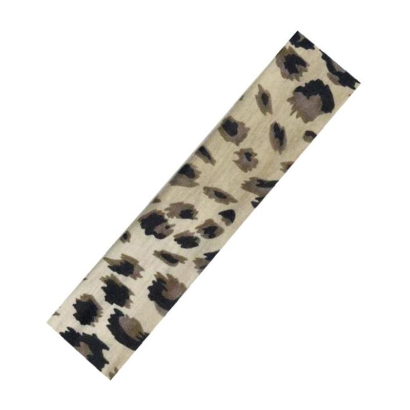 

Stylish Leopard Print Elastic Hairband For Sports Yoga Gym Workouts Sweat Absorbent NonSlip Hairband