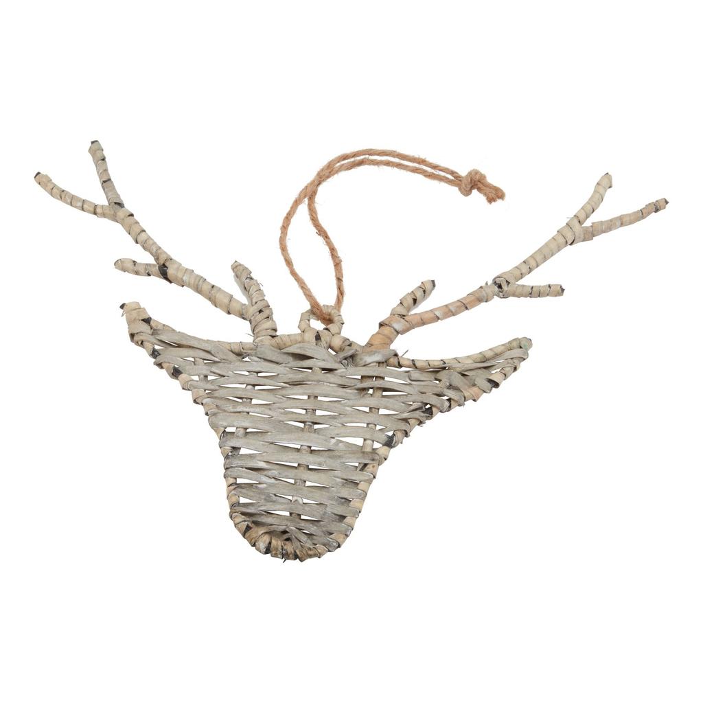 Hill Interiors The Noel Collection Wicker Reindeer Christmas Decoration