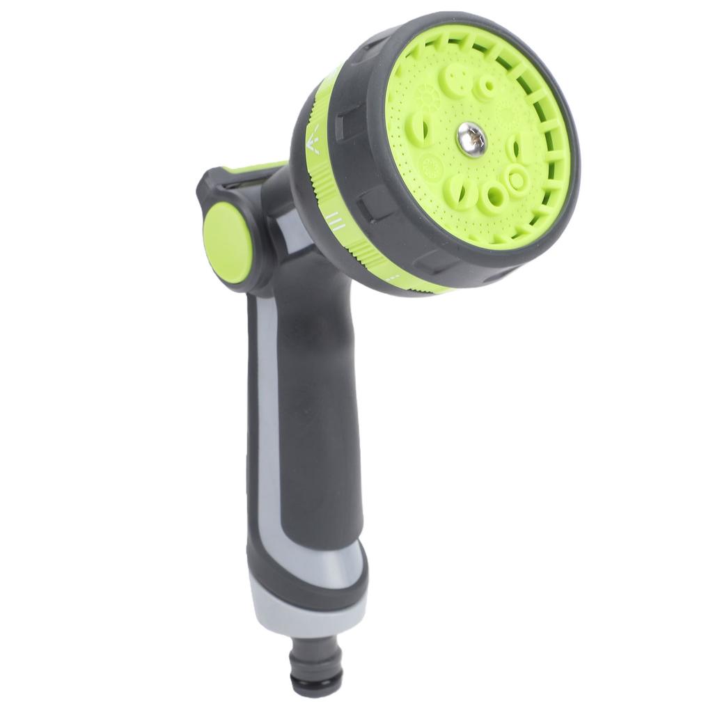 Garden Hose Nozzle Sprayer Lightweight Multifunctional High Pressure with Thumb Control for Car Washing Gray
