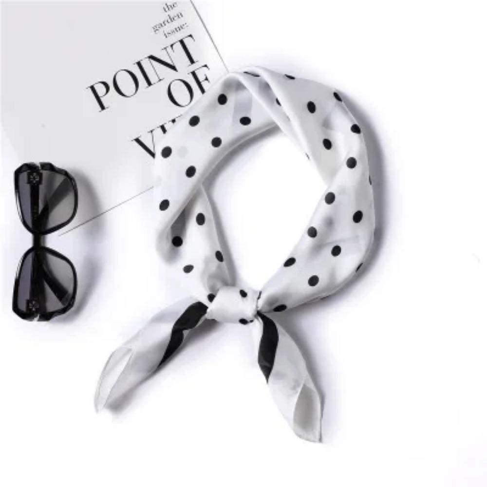 2025 Summer Luxury Brand Silk Scarf Square Women Shawls And Wraps Fashion Office Small Hair Neck Hijabs Foulard Scarves 70*70cm