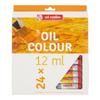 Talens Japan Art Creation Oil Paint Set, 24 Colors, 12ml, T9020-124M, 454810